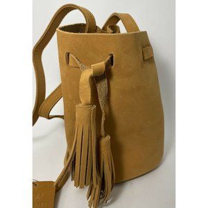 7Chi Women Real Leather Marion Tan Bucket Bag One Size